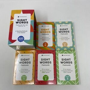 Think Tank Scholar 520 Sight Words Flash Cards (Award-Winning) Pre K - 3rd grade